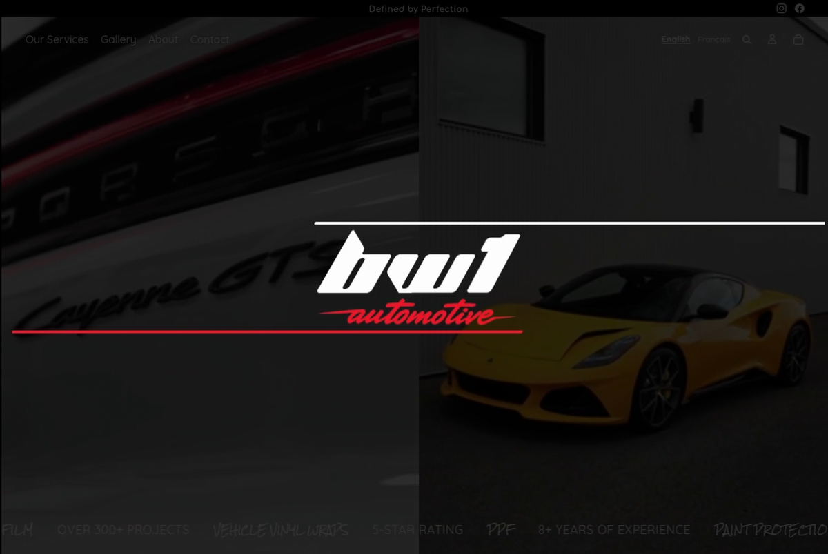 BW1 Automotive web design, development & marketing