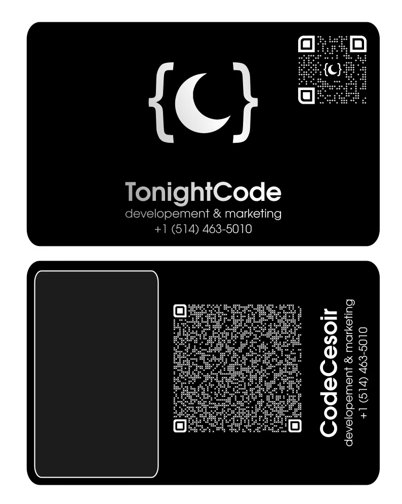 Design personnalisé de carte de visite NFC | Design graphique