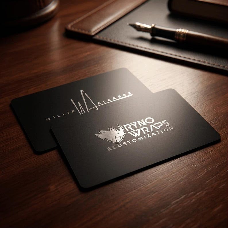 NFC Carte de visite | 1-Tap Carte Premium en Métal avec Finition Brillante 